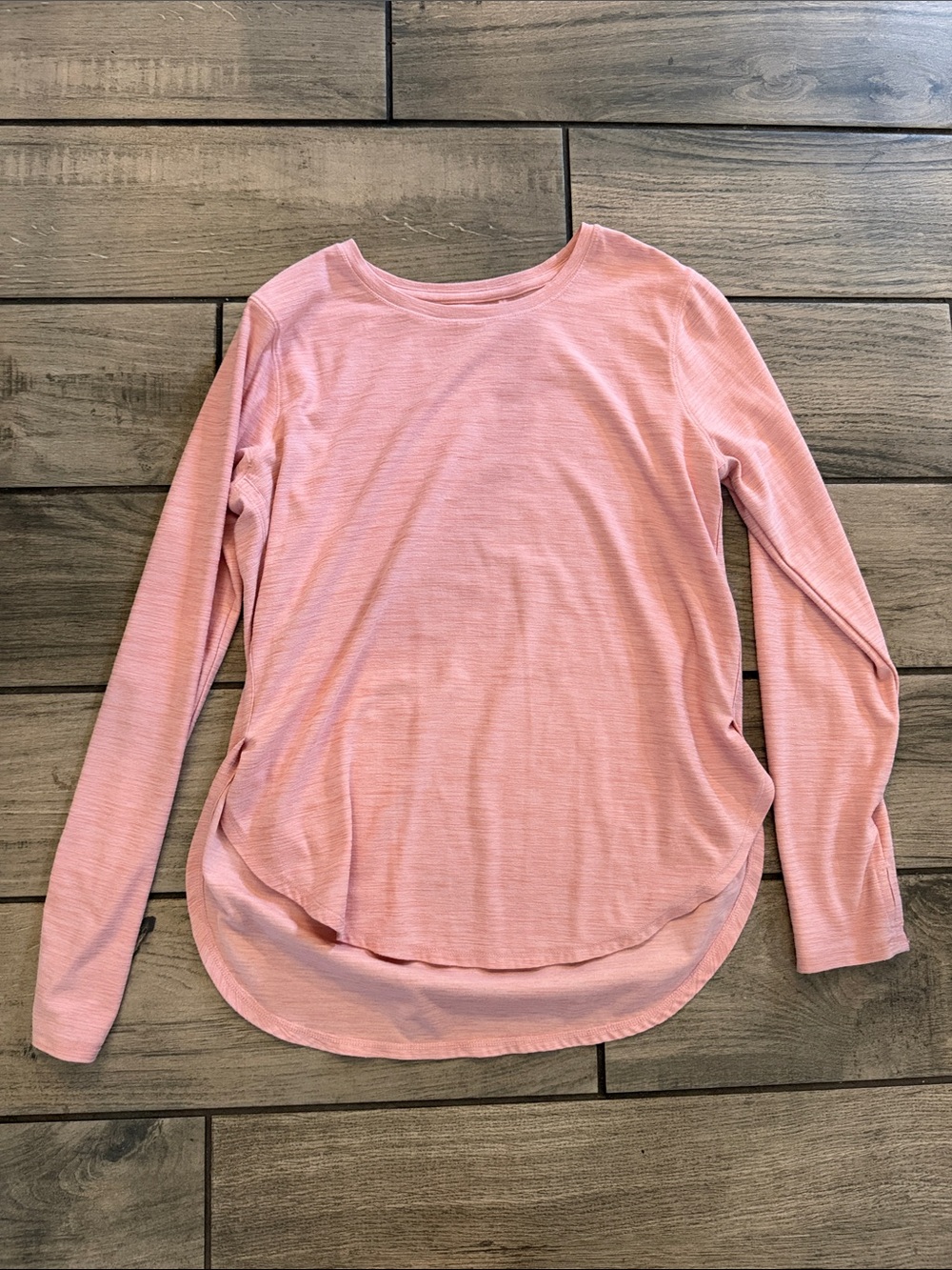 Old Navy Light Pink Long Sleeve Crewneck Top
